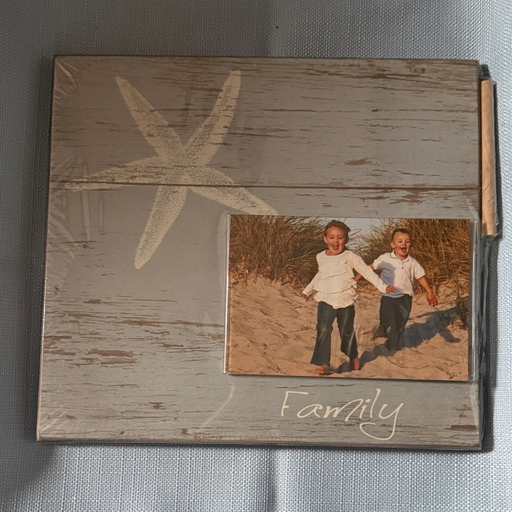Gray Starfish Picture Frame